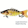 thumbnail image 5 of 2PC Fishing Lures Jigs, Full-Size Multi Jointed Swimbait, Slow Sinking Segmented Bass Fishing Lure, Swimming Fishing Lure For Freshwater Saltwater, Perch Pike Walleye Striped Bass Lures, Fishing Bait, 5 of 9