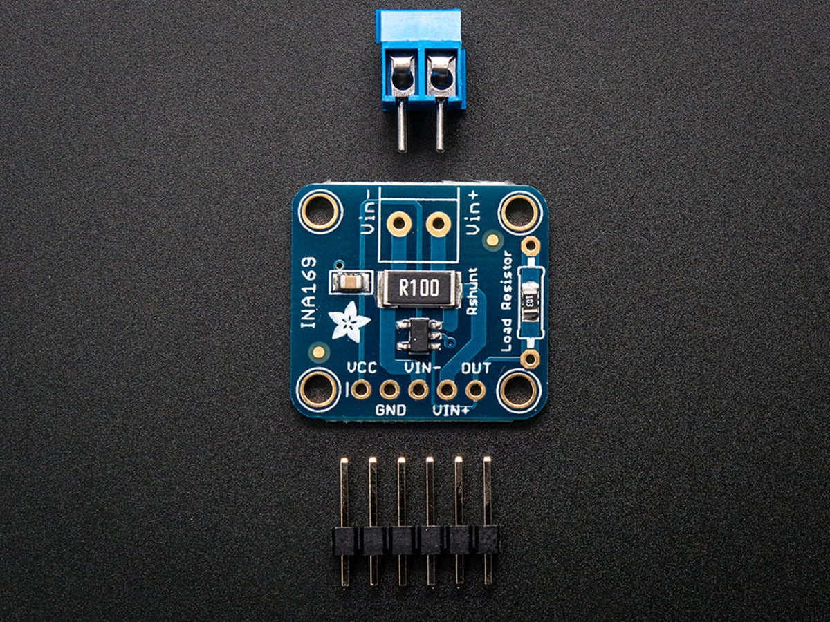 Adafruit INA169 Analog DC Current Sensor Breakout 60V 5A Max