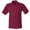thumbnail image 1 of Henbury - Polo Clásico de manga corta con cuello levantado Modelo Stand Up Collar para hombre/caballero - Verano/ Vacaciones/Deporte (Vino), 1 of 1