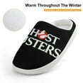 thumbnail image 4 of Ghostbusters Logo Kid's Cotton Slippers Winter Warm Soft Plush Slippers with Rubber Sole Non-Slip Indoor Outdoor Slip on Shoes Fluffy House Slippers For Boys Girls Teen, 4 of 8