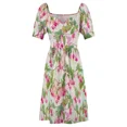 thumbnail image 5 of Fuchsia Robe Sans Manches à Motif Floral Robes de Soirée pour Femmes 2024 Robes pour Femmes, 5 of 5