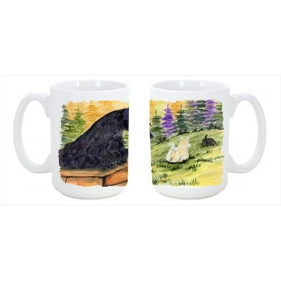 Scottish Terrier Dishwasher Safe Microwavable Ceramic Coffee Mug 15 oz.