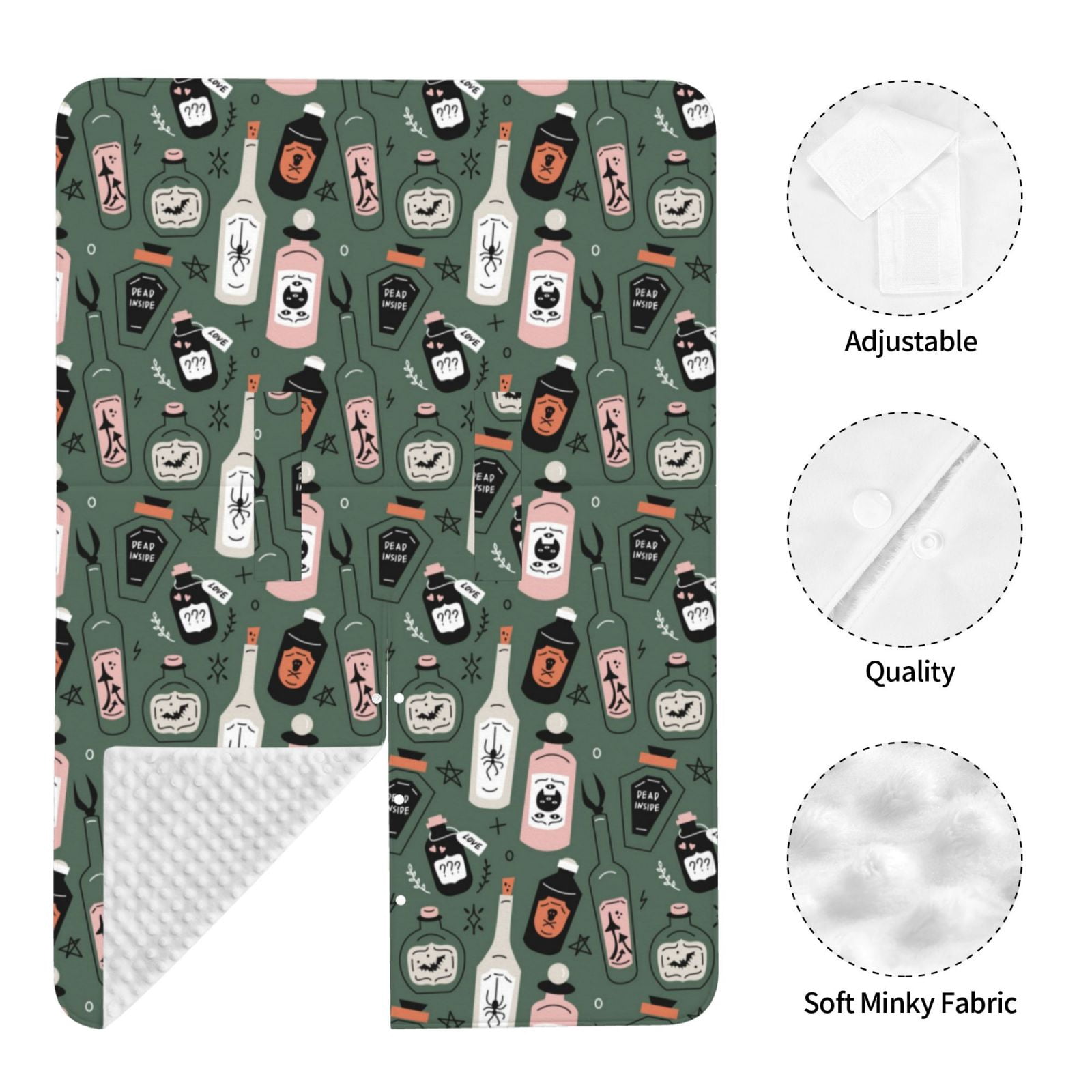 Car Seat Cover Baby - Halloween Potions Breathable Infant Car Seat Cover for Baby Carseat, Lightweight Comfort Baby Essentials Must Haves Newborn Stuff for Girl Boy