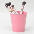 thumbnail image 5 of NOGIS 2 Pcs Small Metal Pencil Buckets Pencil Cups for Classroom Sharp Pencil Buckets Colorful Pen Holders for Office Teachers Classroom Supplies and Party Favor (Pink), 5 of 6