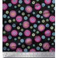 thumbnail image 1 of Soimoi Polyester Crepe Fabric Flower Artistic Print Fabric by The Yard 52 Inch Wide, 1 of 3
