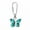 Green, variant on Crystal Butterfly Memorial Cremation Jewelry for Ashes Urn Keyring  Pendent for Ashes Keychain