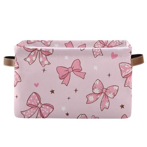 Variety Of Bow Foldable Storage Large Fabric Storage Baskets Organizer Storage Bins with Handles for Home Office
