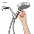thumbnail image 5 of Brondell Nebia High Pressure Shower Head with Handheld Spray Combo, Yuba NE80, Adjustable Showerhead, 5- Setting, Precision Nozzle, Chrome, 5 of 8