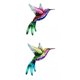 thumbnail image 1 of Colibrí DYNWAVEMX Arte de la pared del colibrí Decoración de pared Estatuilla de Pájaro, 1 of 3