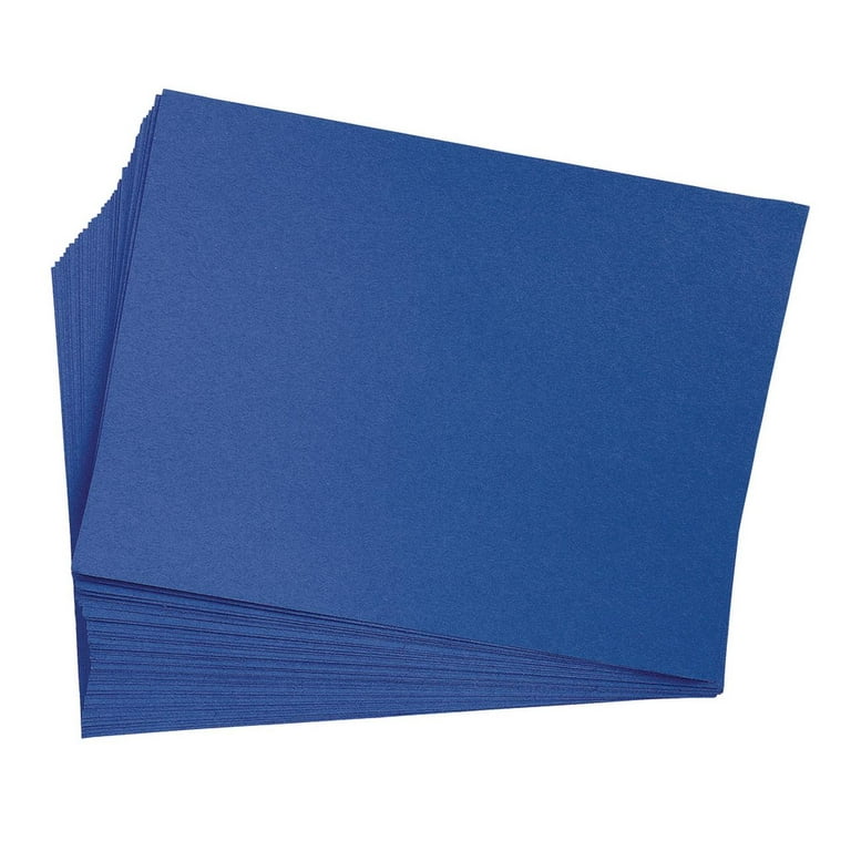 Riteco Construction Paper - Dark Blue, 9 x 12, 50 Sheets
