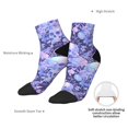 thumbnail image 4 of Goofa flower crystal Skull Pattern Non Slip Socks with Grips for Elderly, Crew Socks Yoga Hospital Socks Cushioned Sole Gripper Socks for Men Women, 4 of 5