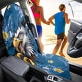 thumbnail image 4 of Binienty Tropical Floral Eagle Car Seat Towel Covers For Post Gym Workout Swimming Hiking Anti-Slip Machine Washable Car Seat Cover Towel for Truck Van SUV, 4 of 8
