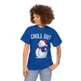 thumbnail image 3 of Chill Out Snowman Unisex Graphic Tee Shirt, Sizes S-5XL, 3 of 12