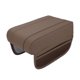thumbnail image 1 of Cubierta de consola central del automóvil Cubierta de reposabrazos con bolsa de almacenamiento 10.63"x7.09"x2.36" Cuero Nappa Marrón Espuma viscoelástica, 1 of 1