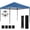 Dark Blue, variant on 10 x 10 ft Pop Up Canopy Tent with One Push Setup, Outdoor Portable Instant Canopy Shelter w/ Roller Bag, White