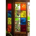 thumbnail image 2 of Bibikow, Walter 11x14 Gold Ornate Wood Framed with Double Matting Museum Art Print Titled - Canary Islands-Tenerife Island-La Orotava-traditional Canarian house with stained glass windows, 2 of 4