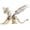 Pteroplane [Gold], variant on POKEMON  3D Metal Mechanical Dragon Puzzle DIY Engineering Building Model for Adults Home Office Desk Decor Gift