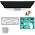 thumbnail image 7 of Funny Mouse Pads Waterproof Mouse Mat Pad Desk Accessories Stitched Edges Premium-Textured Non-Slip Rubber I Love My Dogs for Laptop Computer Office Gaming Farmer Gift 9.5 x 7.9inch Mixed Color, 7 of 7