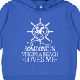 thumbnail image 3 of Inktastic Someone in Virginia Beach Loves Me Toddler Hoodie, 3 of 4