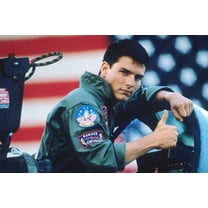 Tom Cruise in Top Gun thumbs up sign in cockpit fighter jet 24x36 Poster