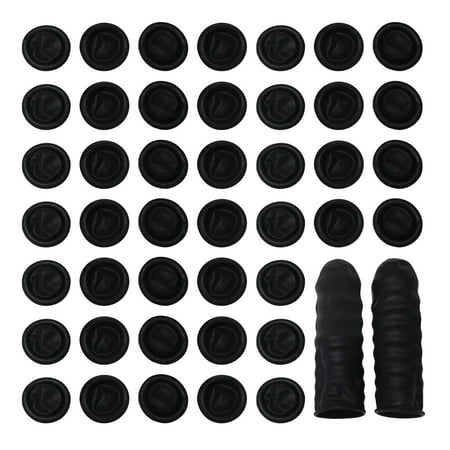 

Hemoton 1000pcs Fingers Covers Roll Rim Anti-Static Dull Polish Simple Protective Fingers Covers for Factory Store Company (Black 1 Pack has 1000pcs)