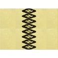thumbnail image 1 of Ahgly Company Indoor Rectangle Patterned Sun Yellow Area Rugs, 7' x 9', 1 of 6