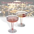thumbnail image 2 of 20pcs Clear Plastic Champagne Glasses Compatible Parties Clear Plastic Cup, 2 of 5