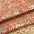 thumbnail image 3 of Home Soft Things Jacquard Chenille Big Zipper Throw Pillow Cover 2 Piece Set - Orange - 20" x 20", 3 of 5