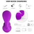 thumbnail image 2 of Vibradores portátiles Modos múltiples de vibración Bragas de silicona suave Herramientas de placer sexual para ropa interior Estimulación del clítoris para mujeres Su placer Punto vibrador Ponto G Con, 2 of 6