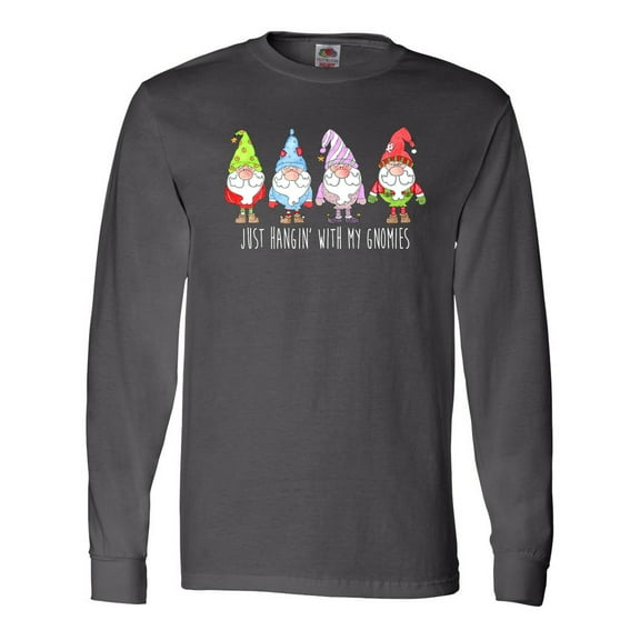 Inktastic Christmas Hangin with My Gnomies Long Sleeve T-Shirt