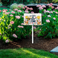 thumbnail image 5 of Eveokoki Bee Habitat No Mow Zone Sign with Metal Stake 8 x 12 Inches No Mow May Yard Sign No Mow Signs Aluminum ​Garden Signs Outdoor for Lawn Yard Garden Decor, Easy to Install, 5 of 5