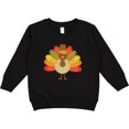 thumbnail image 2 of Inktastic Thanksgiving Pilgrim Turkey Holiday Toddler Sweatshirt, 2 of 4