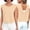 Beige, variant on Women Cropped Open Back Sleeveless Tank Tops Casual Yoga Y2k Athletic Gym Shirts Loose Fit Athletic Workout T Shirts,XXL