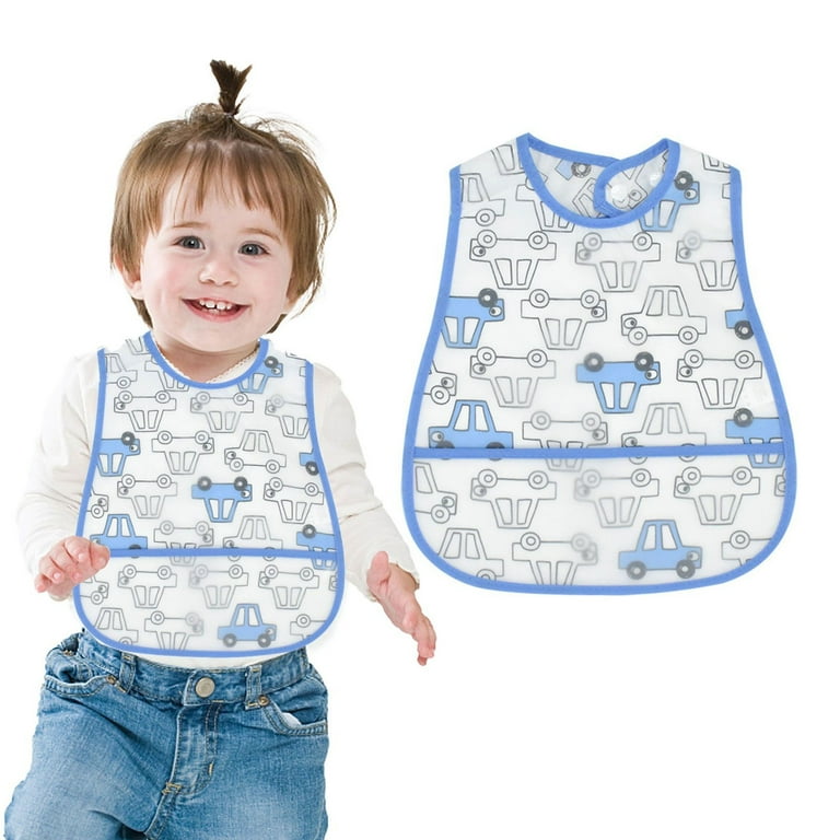 Jiikun Clearance Feeding Toddler Bib Short Sleeve Bib for Toddler