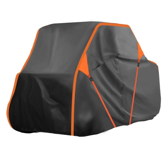 UTV Cover for Kawasaki MULE SXWaterproof Side by Side Cover Outdoor Sun Rain Storage Protection 210D-PU Black 271x134x178cm/106.7x52.8x70.1in