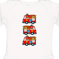 thumbnail image 4 of Inktastic Fire Truck Firefighter Bear Boys or Girls Long Sleeve Baby Bodysuit, 4 of 5
