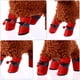 thumbnail image 4 of 4 piezas zapatos antideslizantes para mascotas cubiertas para pies de perro de Navidad zapatos de suela suave con protector de pata, 4 of 5