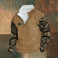 thumbnail image 2 of Nfhtoj Men's Western Sweatshirts Aztec Cowboy Vintage Graphic Sweatshirts Casual Long Sleeve 1/4 Zip Up Pullover Sweater Western Country Hoodies, 2 of 3