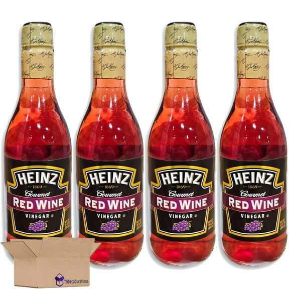 Heinz Gourmet Red Wine Vinegar Value Pack | 12 Fl Oz | Pack of 4