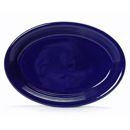 

Tuxton China CCH-0962 Concentrix 9.75 in. x 7 in. Oval Platter Coupe - Cobalt - 2 Dozen