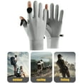thumbnail image 4 of Guantes de seda de hielo, guantes para el sol Guantes de seda de hielo para el sol Guantes de pesca de verano Diseño de clase mundial, 4 of 9