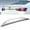 Pearl White, variant on W-Power For 2016-2024 Chevy Malibu Unpainted Black Trunk Spoiler Wing V-Style