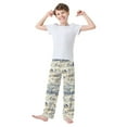 thumbnail image 2 of FORMRS Boys Pajama Pants with Pockets Size 6-8Y Kids Lounge Sleep Bottoms, Snowy Mountains, 2 of 8