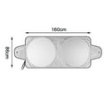 thumbnail image 2 of Car Windshield Sun Shade-UV and Sun Rays Blocker, Front Window Sunshade UV Protect Car Window Film 160×86cm, 2 of 8