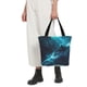 thumbnail image 5 of Fotbe Futuristic Jet Ski Adventure Bolsa de Playa con Estampado, Bolsa de Hombro, Bolsa de Mano Espaciosa, Bolsa de Viaje Ligera, Bolsa de Compras Versátil, 5 of 6