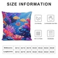 thumbnail image 5 of BCIIG Coral Reef Fish Square Pillowcase for Home Furnishing 24x24in, 5 of 5
