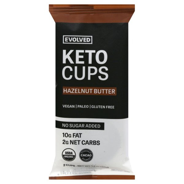 Evolved Organic Hazelnut Butter Keto Cups, 1.41 Ounce 9 per case