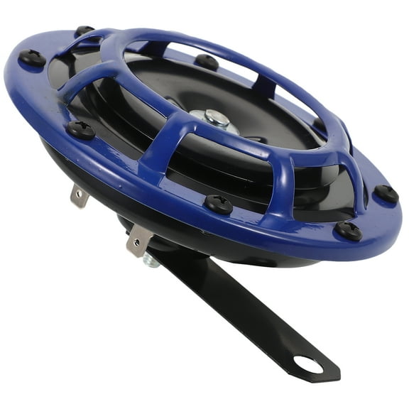 HOMEMAXS Blue Metal Motorcycle Horn Speaker for Car Audios with High Sensitivity and Clear Sound