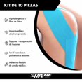 thumbnail image 2 of Cinta Kinesiologica 10 Pzs Neuromuscular Resistente Al Agua BIG ROOM Azul, 2 of 8
