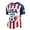 Deep Red, variant on Men's USA Soccer Jersey Soccer Cup 2026 Crew Neck Football Graphic Tees Breathable Fan Wear Red White Blue Shirts Blue L